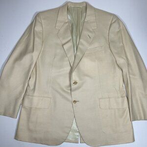 OXXFORD CLOTHES Golden Fleece Sport Blazer Jacket Beige Cream Single Button 44